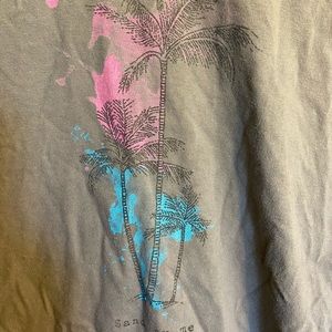 Life is good sand by me Vneck shirt xl